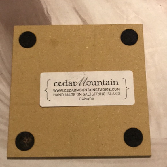 Cedar Mountain : Coasters Designed & Handmade in Canada - Picture 5 of 6